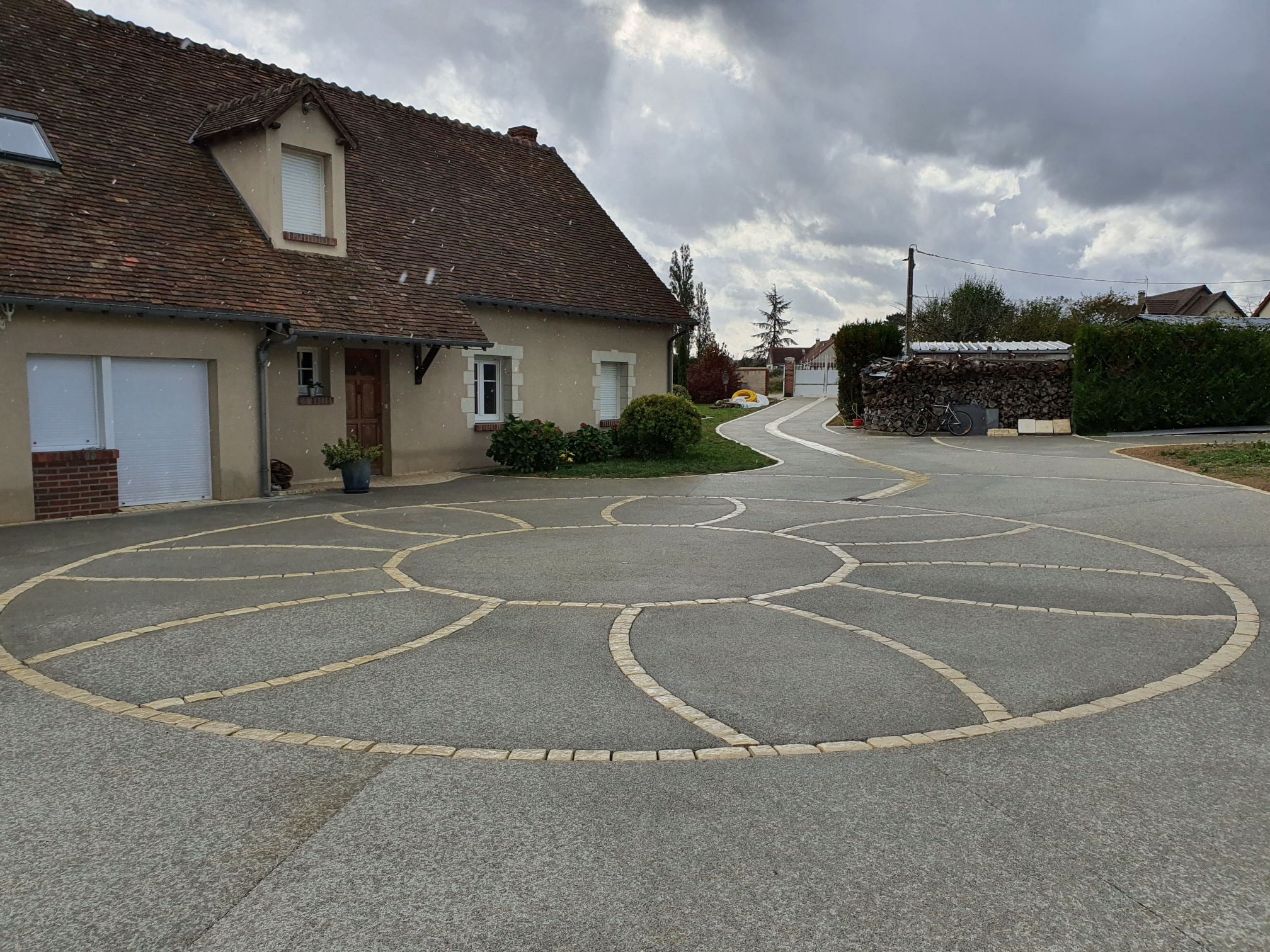 Parking en béton poreux BLOIS 